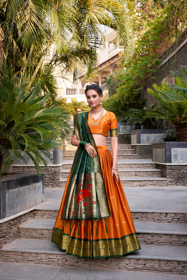 Tradition woven in luxury Paithani Lehanga SS682
