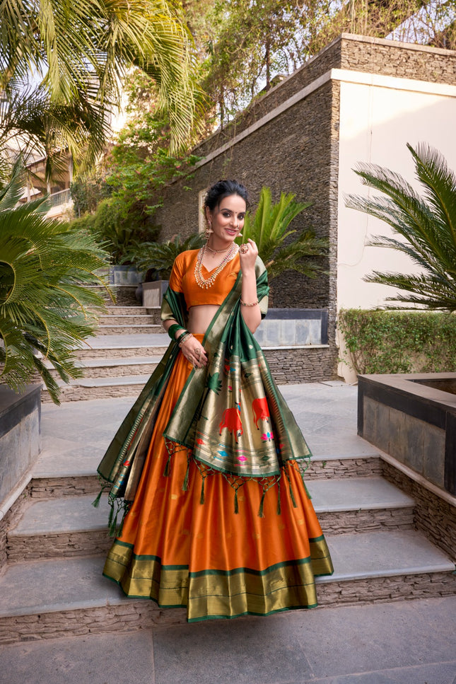 Tradition woven in luxury Paithani Lehanga SS682