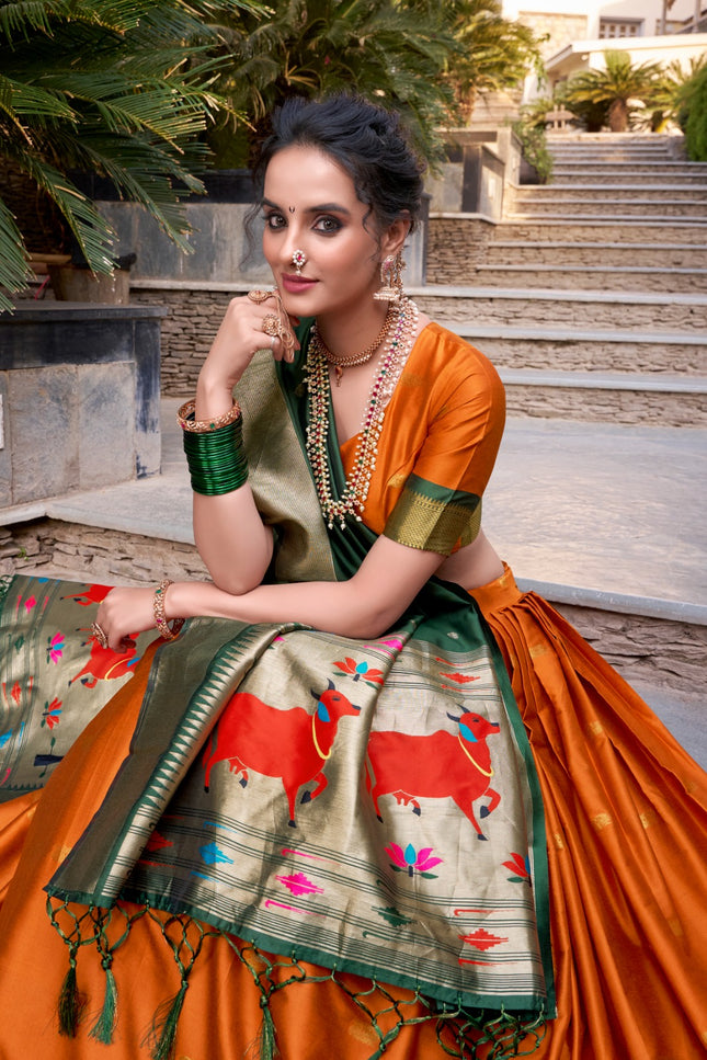 Tradition woven in luxury Paithani Lehanga SS682