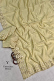 blouse unstitched / yellow