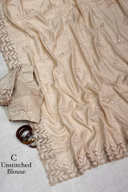Make every moment special with cutwork saree SS690