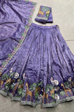 blouse unstitched / LAVENDER