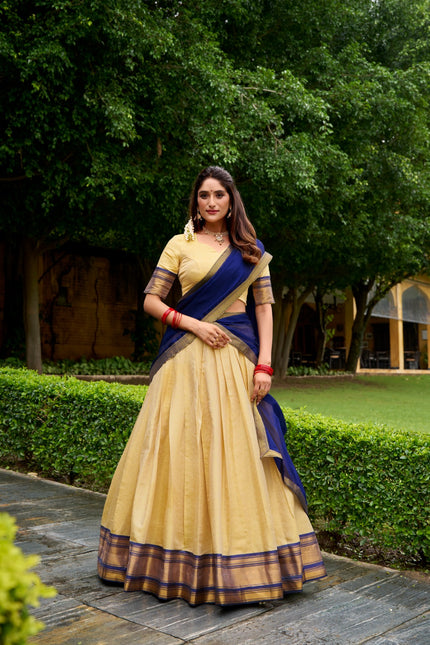 The golden charm of zari & the grace of Kanchipuram SS702