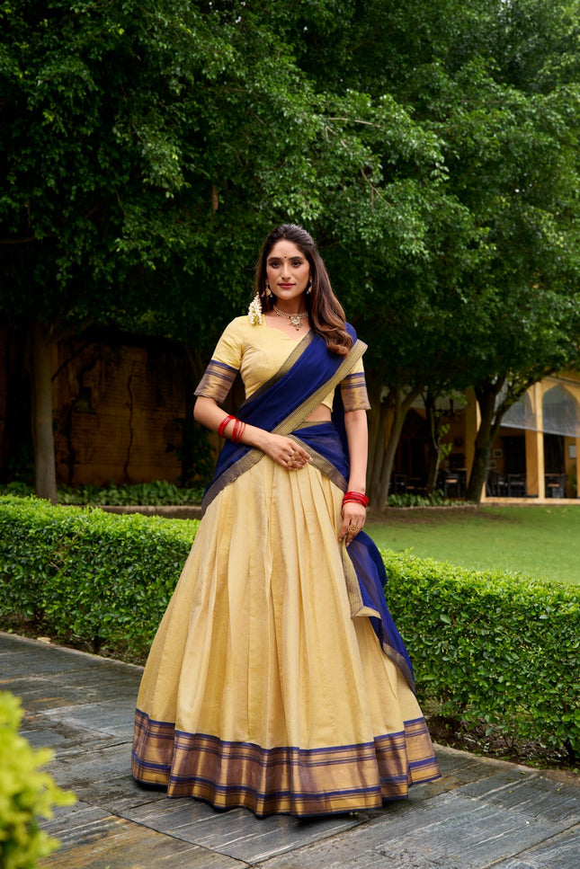 The golden charm of zari & the grace of Kanchipuram SS702