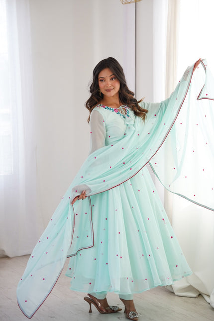 Designer Embroidery Gown SS709