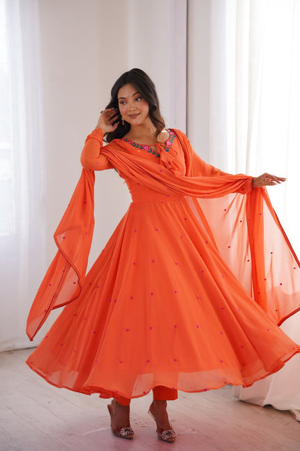 Designer Embroidery Gown SS709