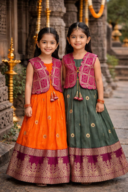 Pure self viscose kids gown SS705