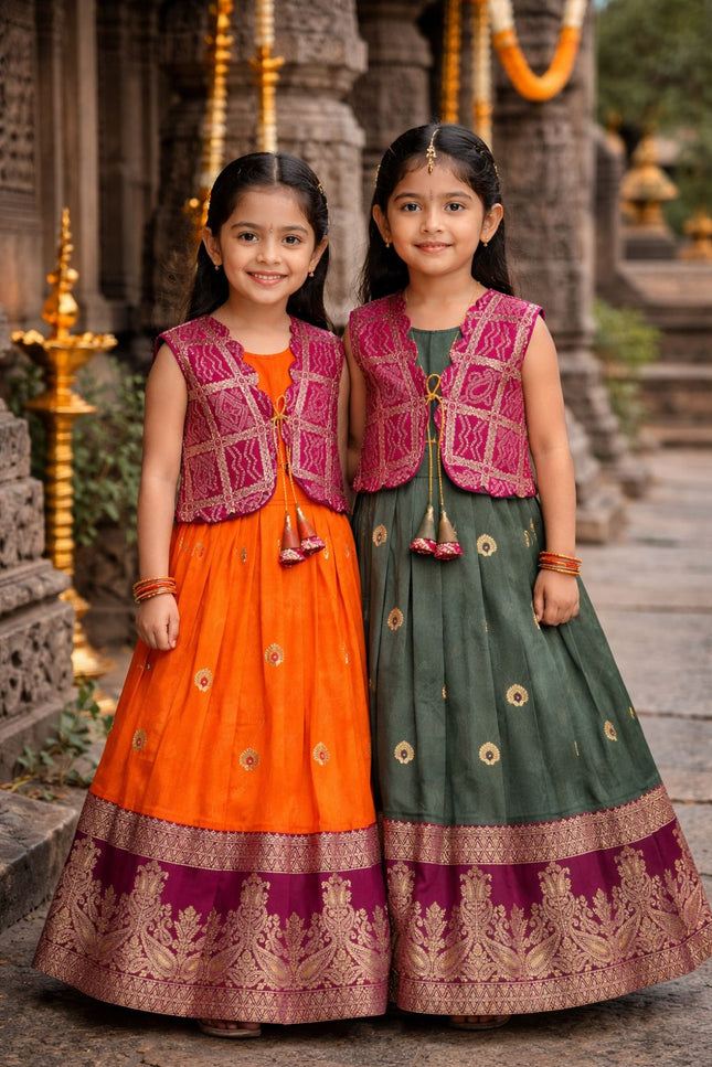 Pure self viscose kids gown SS705