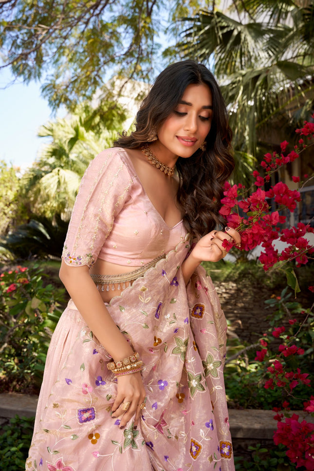A rose in full bloom, glowing in pink SS720