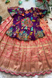 0-3M / peach & purple