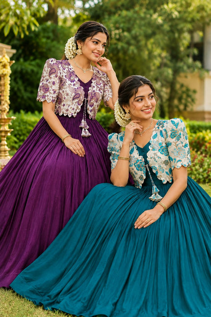 Royal Garden Duo Gown-Coat Collection SS715