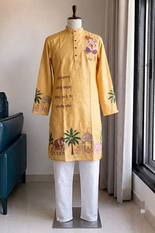 GANESH CHATURTHI SPECIAL MEN KURTA SS713