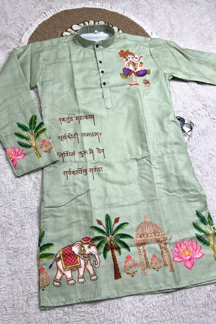 GANESH CHATURTHI SPECIAL MEN KURTA SS713