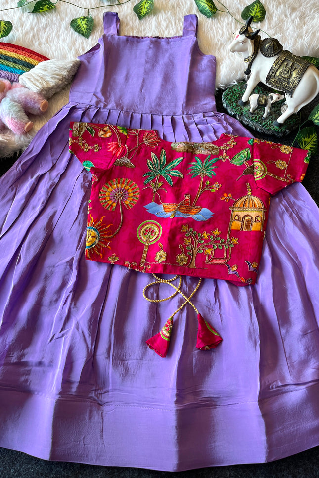 ROYAL BLOOM – Kids Gown with Coat SS721
