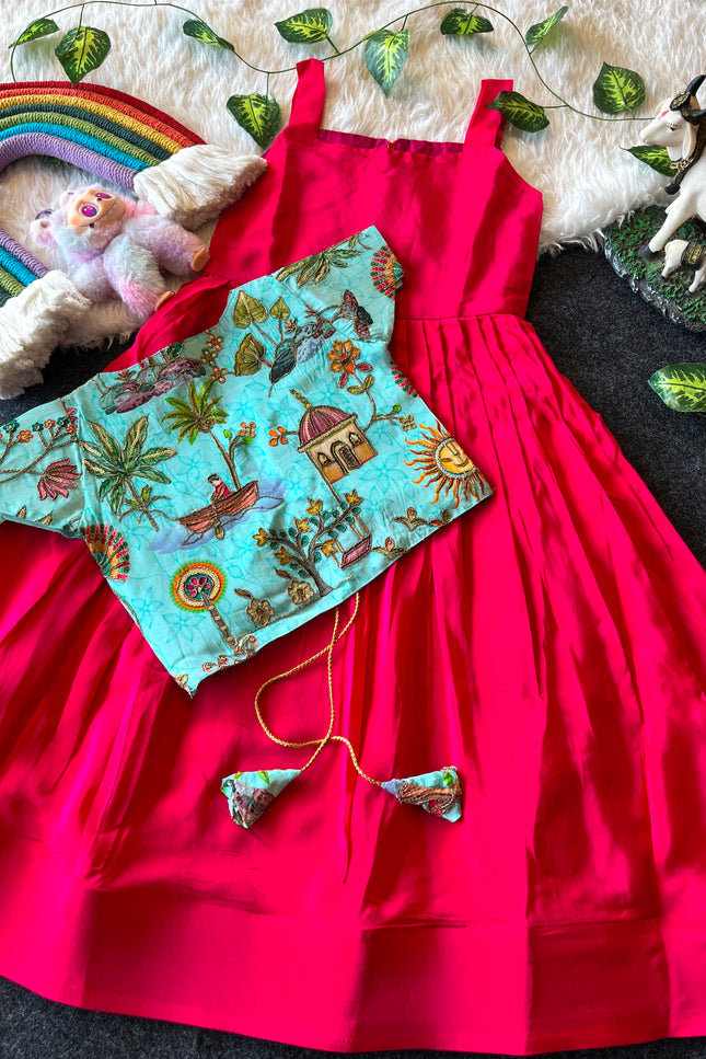 ROYAL BLOOM – Kids Gown with Coat SS721