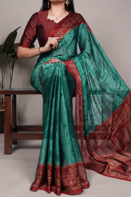 Where classic silk texture meets beautifull saree SS732