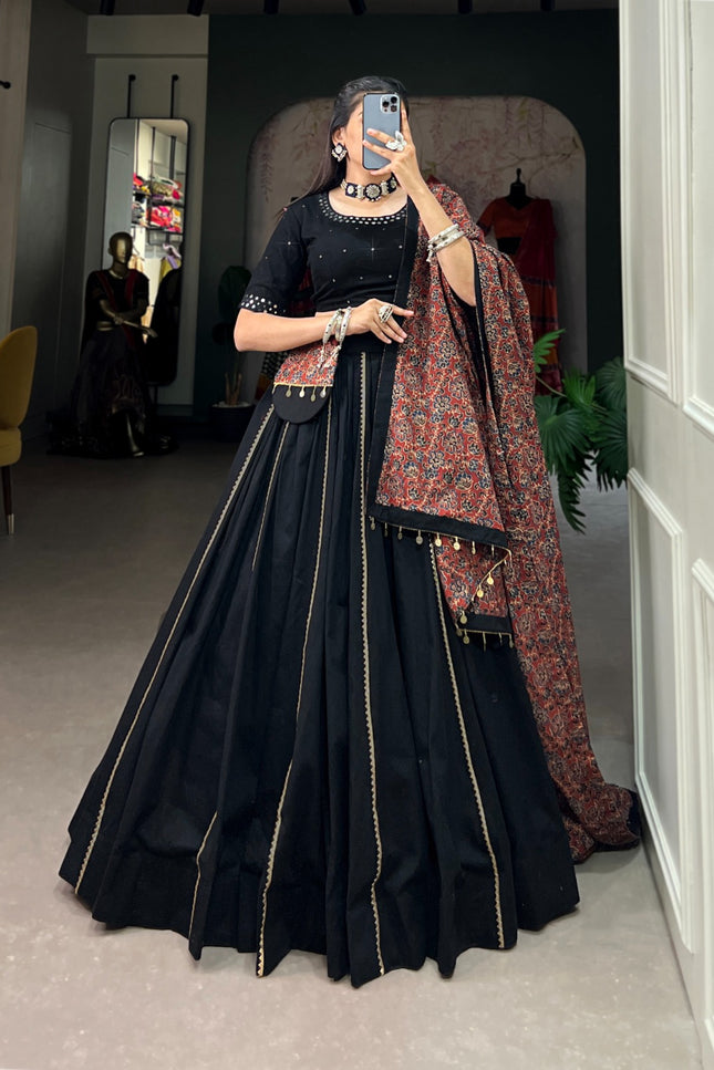 Dance at Navratri nights in this beautiful lehanga SS741