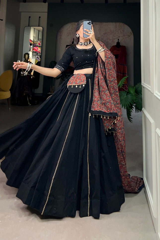 Dance at Navratri nights in this beautiful lehanga SS741