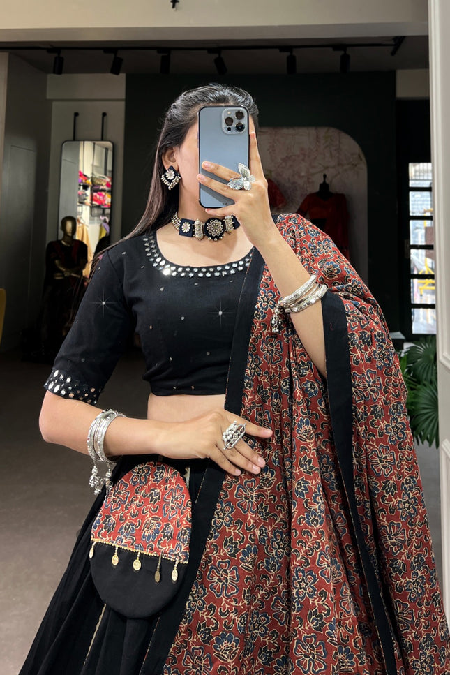 Dance at Navratri nights in this beautiful lehanga SS741