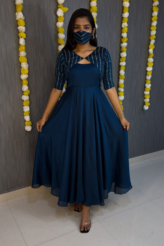 Beautiful Gown + Coat Style it in 3 Different Ways SS745