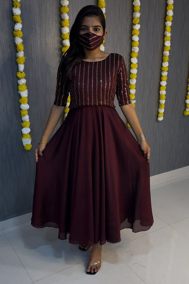 Beautiful Gown + Coat Style it in 3 Different Ways SS745