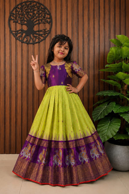 Festive special trending kids gown SS772