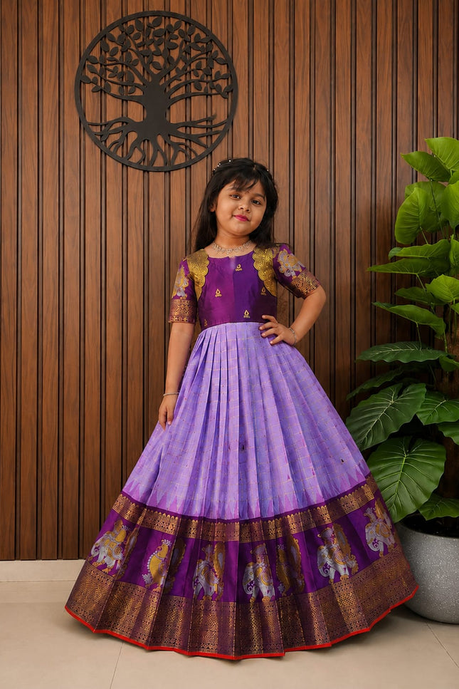 Festive special trending kids gown SS772