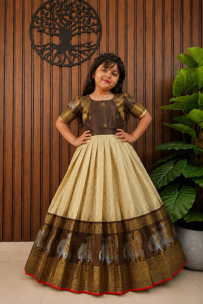 Festive special trending kids gown SS772
