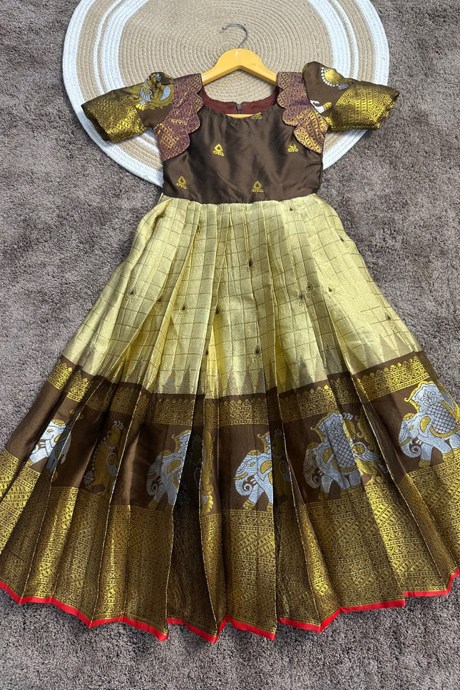 Festive special trending kids gown SS772