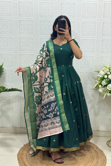 Jacquard weaving zari butti Trendy Traditional Outfit SS766