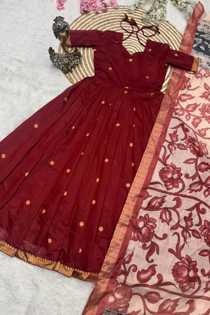 Jacquard weaving zari butti Trendy Traditional Outfit SS766