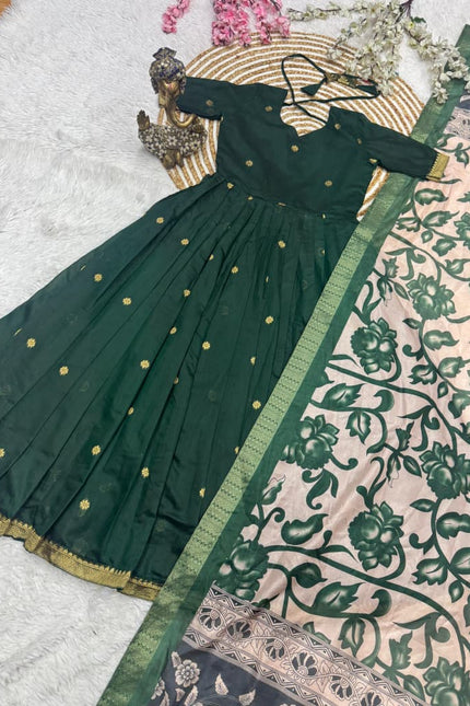 Jacquard weaving zari butti Trendy Traditional Outfit SS766