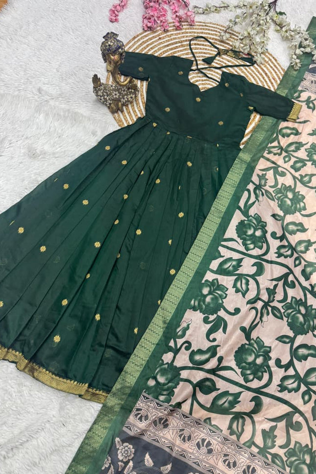 Jacquard weaving zari butti Trendy Traditional Outfit SS766
