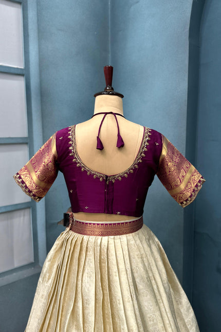 Banarasi Tissue silk lehanga SS767