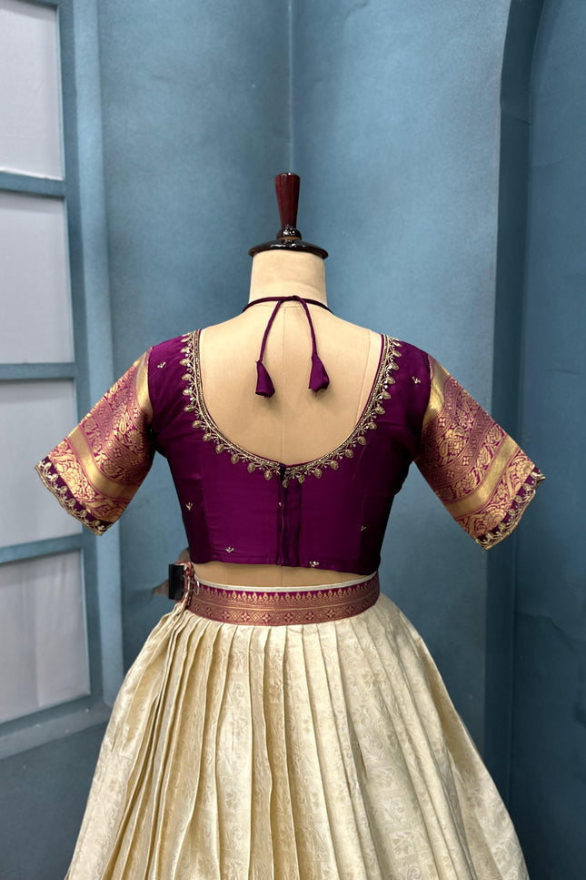 Banarasi Tissue silk lehanga SS767