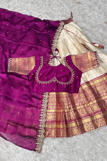 Banarasi Tissue silk lehanga SS767