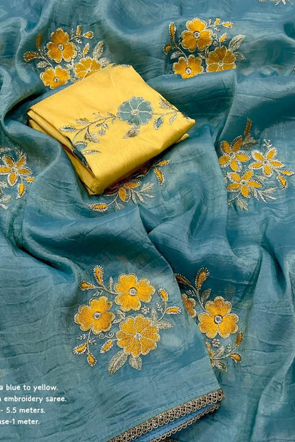Soft paper crush saree SS771