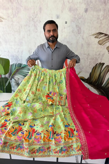 Position Embroidery Lehenga Set SS780