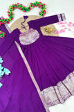 M-38 upto 2XL-44 fits free size / purple