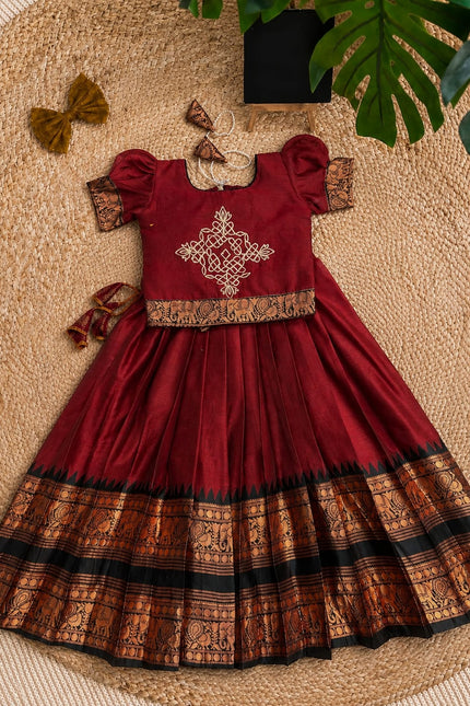 New Muggu Design Kids Trending Lehanga SS801