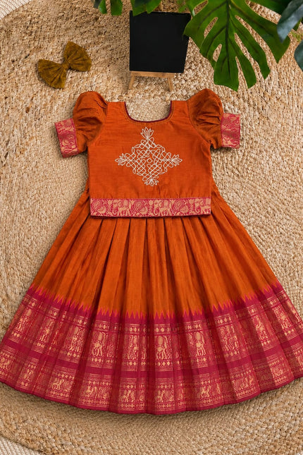 New Muggu Design Kids Trending Lehanga SS801