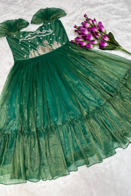 TISSUE SILK FESTIVAL TIME FROCK SS806