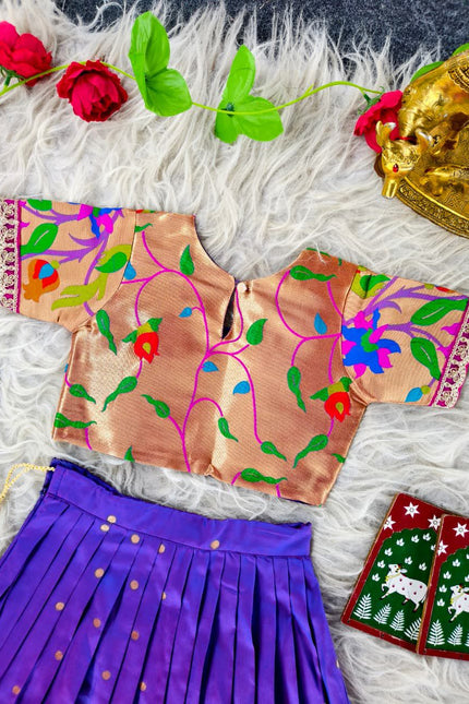 Beautiful Paithani Skirt Top SS788