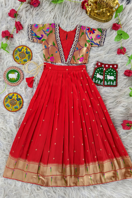 Beautiful Paithani Skirt Top SS788