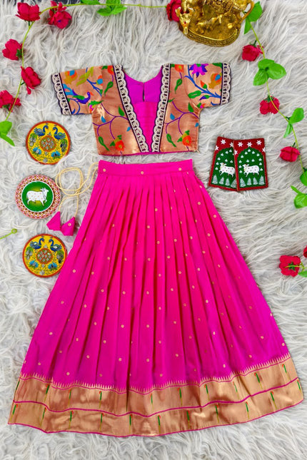 Beautiful Paithani Skirt Top SS788