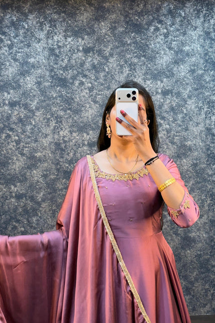 Premium Handwork Gown with Dupatta SS787