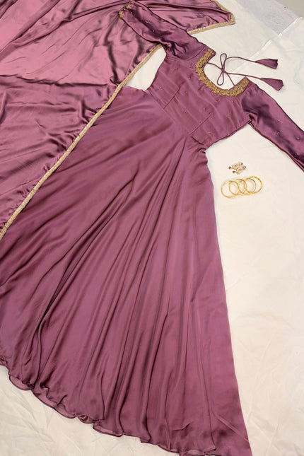 Premium Handwork Gown with Dupatta SS787