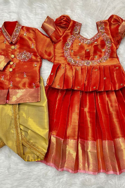 soft tissue Banaras Sister brother Combo SS794