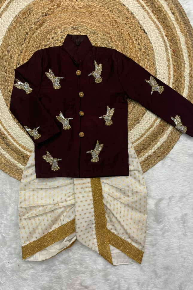 Chikkankari fabric with Kanchi border skirt SS793