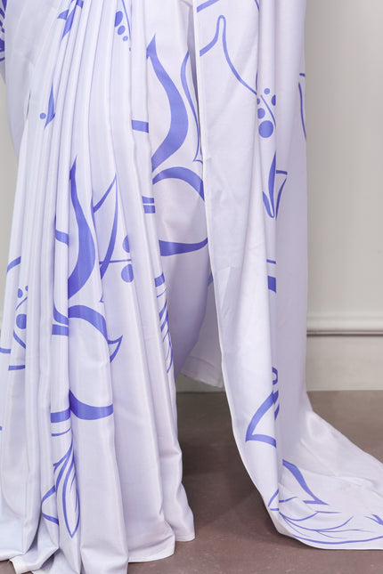 Smooth in Satin silk  shine in elegant prints SS789